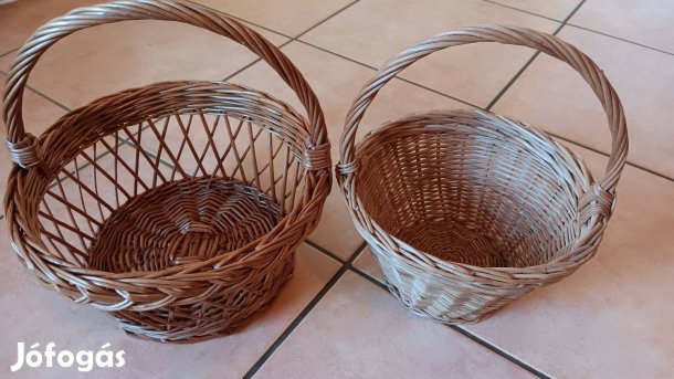 Húsvétra 2 db fonott kosár