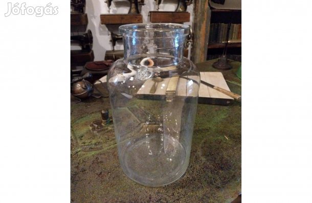 Huta befőttes üveg, 6 literes pecsétes üveg, dekoráció 8