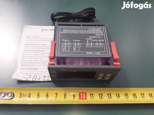 Hűtő fűtő termosztát digitális hőmérséklet szabályzó