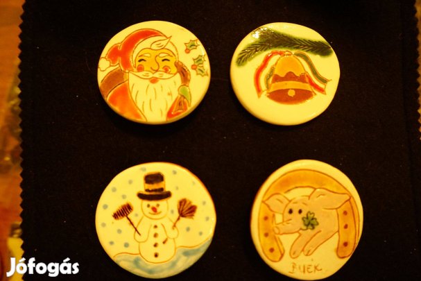 Hűtő mágnes Mikulásra, Karácsonyra, és Újévre eladó