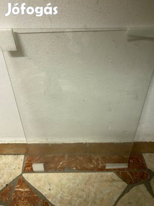 Hűtőbe üvegpolc méret: 34cm X 47 cm - új