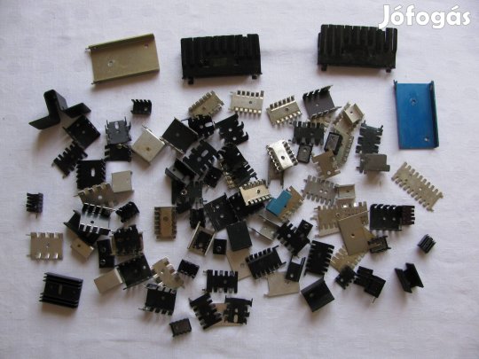 Hűtőbordák TO220 tranzisztorokhoz , 90-100 db