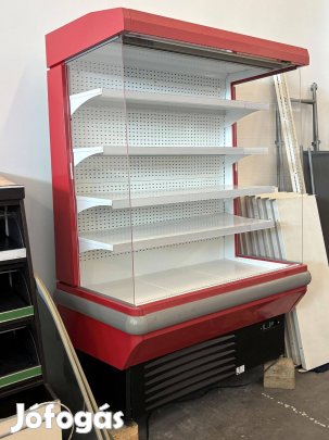 Hűtőregál, faliregál, tejes hűtő, hővédő rolóval, jó állapotban eladó
