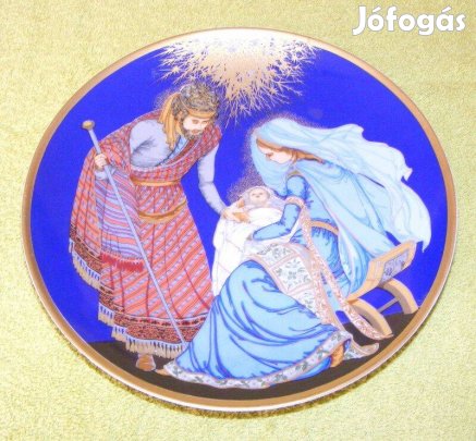 Hutschenreuther porcelán jelenetes falitányér