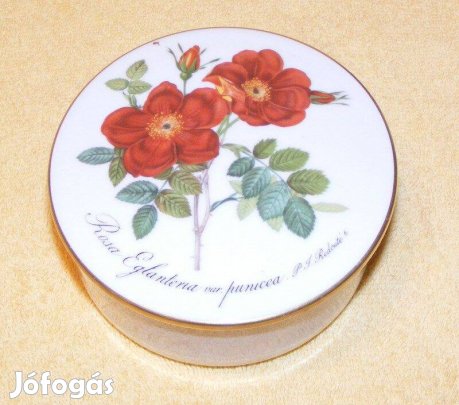 Hutschenreuther virágos porcelán bonbonier