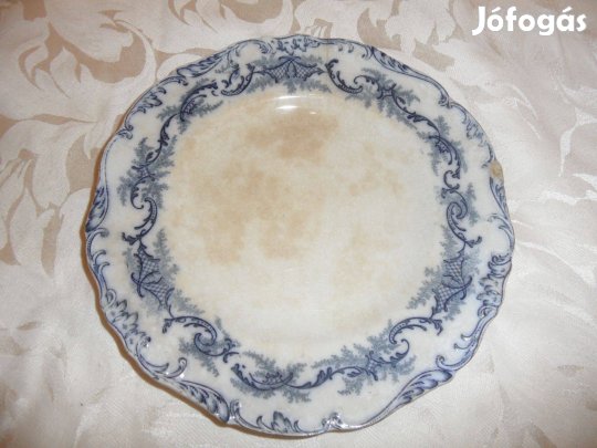 Hüttl Tivadar porcelán lapostányér ( sérült )