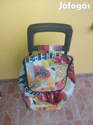 Húzos bevásárló táska kiskocsi 1900Ft Siofok ingyen szállítás