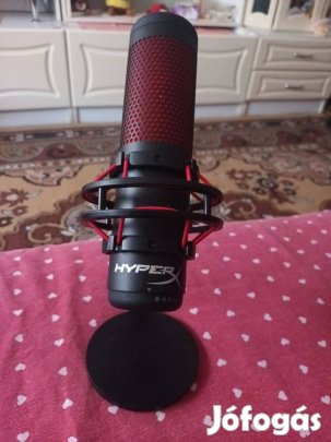 Hyperx Quadcast mikrofon - Fekete/Piros