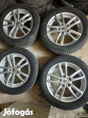 Hyundai 5x114,3 r16 alufelni 205/55 r16 téli gumikkal eladó