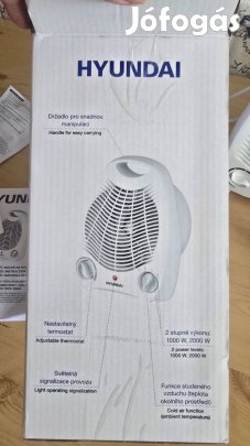 Hyundai H501 ventilátoros hősugárzó, 2000 W, dobozával eladó