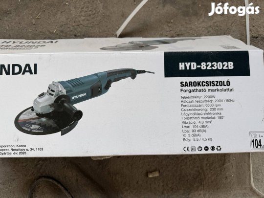 Hyundai Hyd-82302B Sarokcsiszoló gyémánt lappal