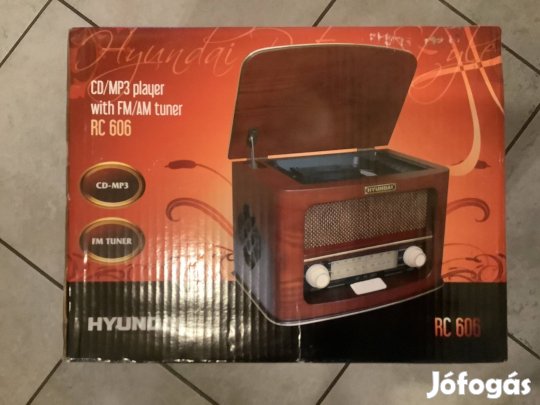 Hyundai RC606 retró rádió CD lejátszóval