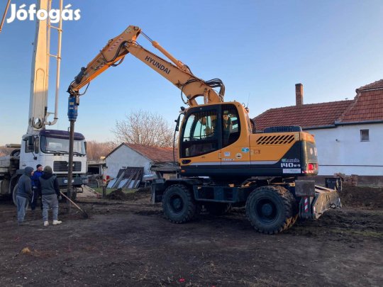 Hyundai Robex 140w-9 gumikerekes forgórakodó