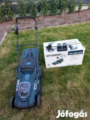 Hyundai akkumulátoros fűnyíró eladó