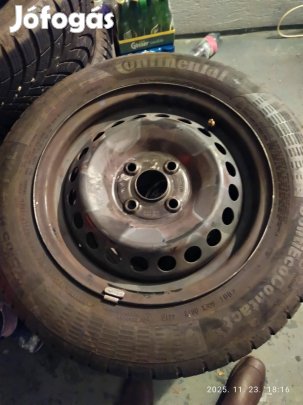 Hyundai i10 i20 lemezfelni 14coll 4db Continental nyári gumival eladó