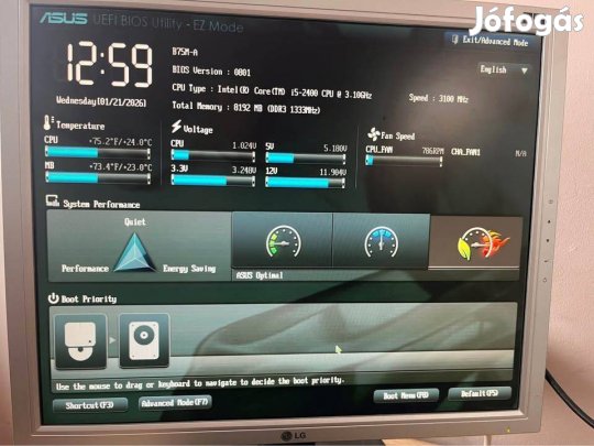 I5 2400 Belépő szintű számítógép