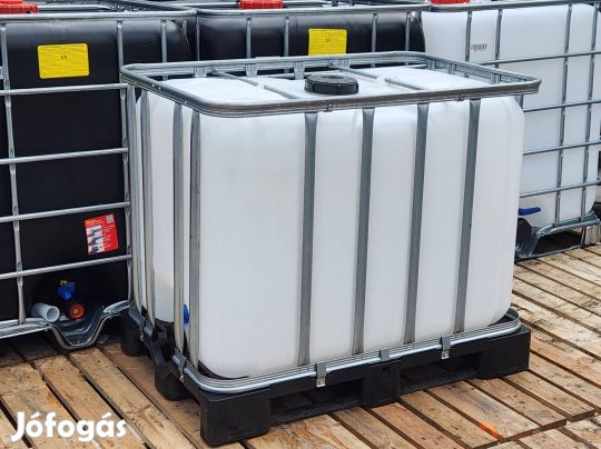 IBC 600 L Élelmiszeres esővíz ivóvíz takarmány
