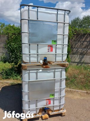 IBC Tartály 1000l esővíz tároló vízgyűjtő 