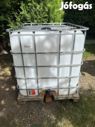 IBC tartály 1000literes, tiszta
