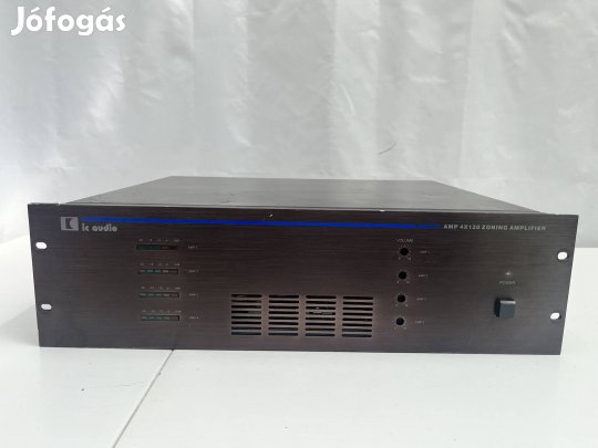 IC Audio erösitö zóna AMP 4x120 Zoning szervizelve DJ felszerelés