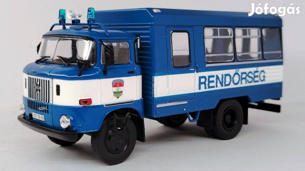 IFA W50L Rendőrségi csapatszállító teherautó modell 1:43 új bontatlan