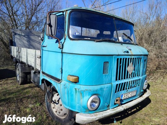 IFA W50 platós emelő hátfallal