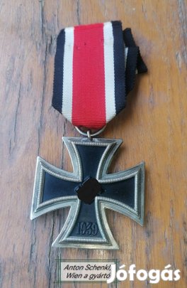 II.Világháborús Náci vaskereszt (eredeti)