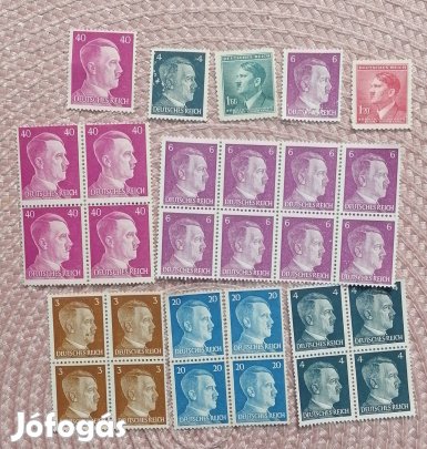 II.Viláháborús Náci bélyeg csomag