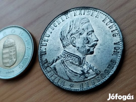 II.Vilmos Német Császár Akadémiai emlékérem eredeti db