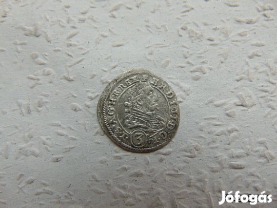 II. Ferdinand ezüst 3 krajcár 1627 Kép szerint