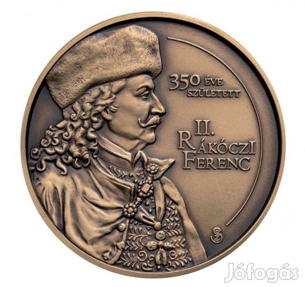 II. Rákóczi Ferenc 6000 forint patinázott színesfém emlékérme 2026 UNC