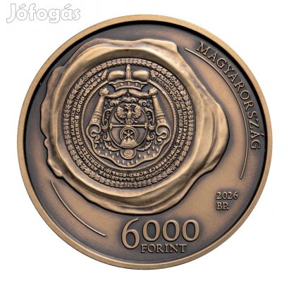 II. Rákóczi Ferenc 6000 forint színesfém emlékérme 2026 UNC