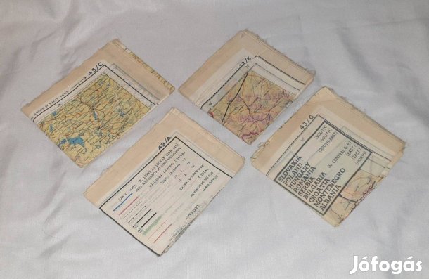 II. VH-s európai menekülő térképek