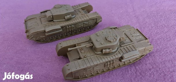 II. Viágháborús Brit 'Churchill' tank 1-35 méretű