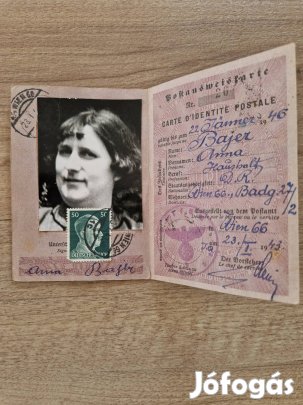 II. Világháborús személyi igazolvány