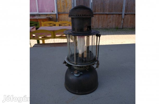 II. világháború előtti, eredeti német (Lipcse) petróleumlámpa
