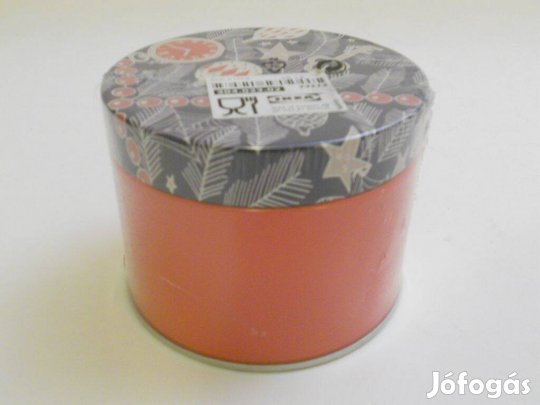 IKEA 23112 304.03.02 - karácsonyi fémdoboz 8,5cm (új, fóliás)