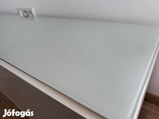 IKEA Besta TV állvány üveg fedőlappal