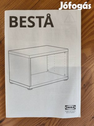 IKEA Besta váz fehér 60x40x64cm teljesen új