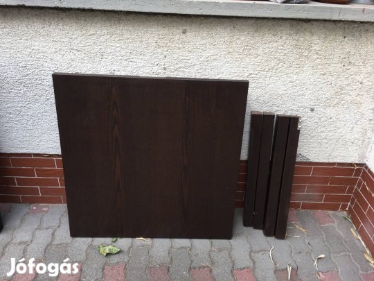 IKEA Bjursta kihúzható asztal, sötétbarna