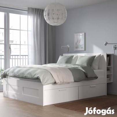 IKEA Brimnes ágykeret ágyráccsal