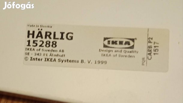 IKEA Faktum Härlig fehér fiók előlapok, 40 cm széles, 2 szett