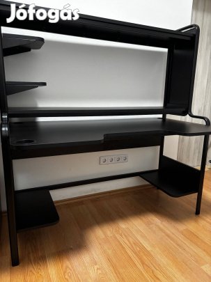 IKEA Gamer számítógépasztal (Fredde) - fekete, újszerű állpot