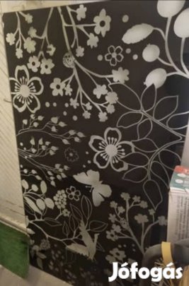 IKEA Glasholm virágos asztallap