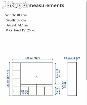 IKEA Lappland tv állvány