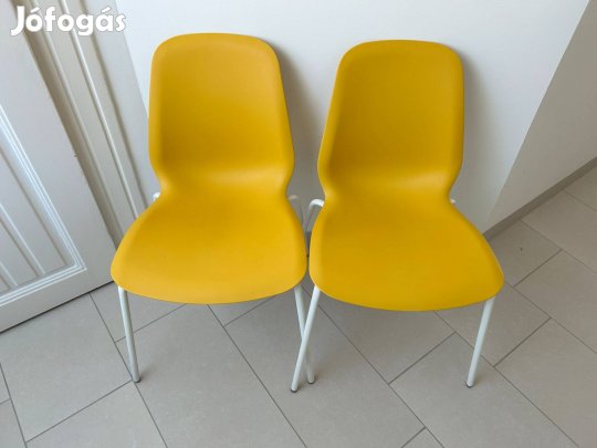 IKEA Leifarne sárga szék, 2 db