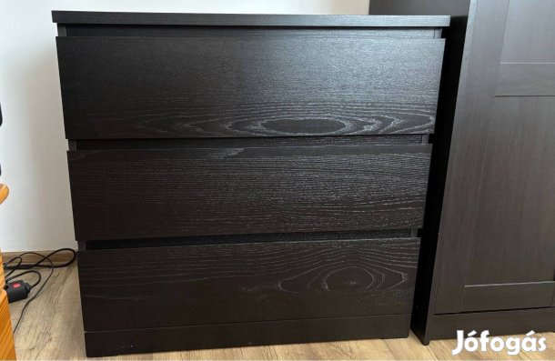 IKEA Malm, 3 fiókos komód