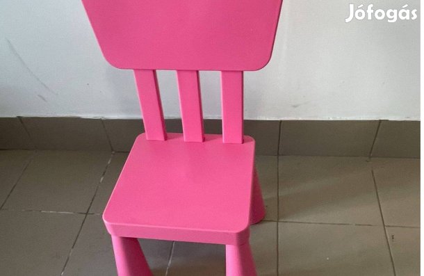 IKEA Mammut gyerekszék (rózsaszín) - Szétszerelt állapotban