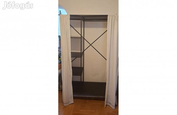 IKEA Meldal fém, nyitott gardrób