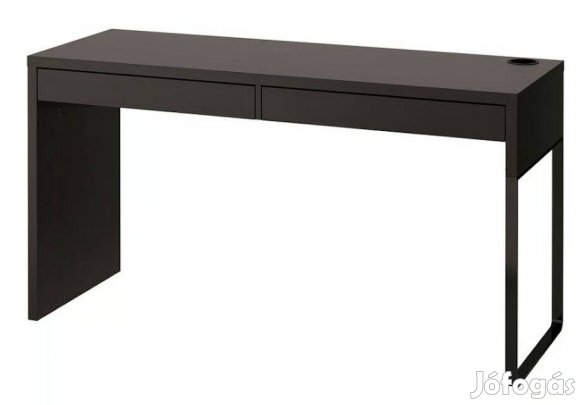 IKEA Micke Íróasztal, fekete-barna, 142x50 cm